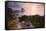 View to Isla De Es Vedra, Sunset, Ibiza, Spain-Steve Simon-Framed Stretched Canvas