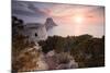 View to Isla De Es Vedra, Sunset, Ibiza, Spain-Steve Simon-Mounted Photographic Print