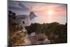 View to Isla De Es Vedra, Sunset, Ibiza, Spain-Steve Simon-Mounted Photographic Print