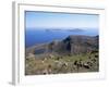 View to Isle of Eigg, from Hallival, Isle of Rum, Inner Hebrides, Scotland, United Kingdom-Richard Ashworth-Framed Photographic Print