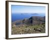 View to Isle of Eigg, from Hallival, Isle of Rum, Inner Hebrides, Scotland, United Kingdom-Richard Ashworth-Framed Photographic Print