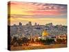 View to Jerusalem Old City. Israel-silver-john-Stretched Canvas