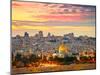 View to Jerusalem Old City. Israel-silver-john-Mounted Photographic Print