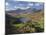 View to Llynnau Mymbyr and Mt Snowdon, North Wales-Peter Adams-Mounted Photographic Print