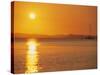 View to Mainland from Monkey Beach at Sunset, Great Keppel Island, Queensland, Australia-Ken Gillham-Stretched Canvas