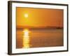 View to Mainland from Monkey Beach at Sunset, Great Keppel Island, Queensland, Australia-Ken Gillham-Framed Photographic Print