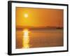 View to Mainland from Monkey Beach at Sunset, Great Keppel Island, Queensland, Australia-Ken Gillham-Framed Photographic Print