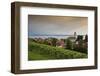 view to Meersburg with town church on the Lake of Constance, Baden-Wurttemberg, Germany-Michael Weber-Framed Photographic Print