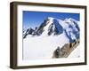 View to Mont Blanc, Aiguille Du Midi, Chamonix, Haute-Savoie, Rhone-Alpes, France-Ruth Tomlinson-Framed Photographic Print