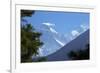 View to Mount Everest and Lhotse from the Trail Near Namche Bazaar, Nepal, Himalayas, Asia-Peter Barritt-Framed Photographic Print