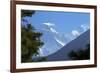 View to Mount Everest and Lhotse from the Trail Near Namche Bazaar, Nepal, Himalayas, Asia-Peter Barritt-Framed Photographic Print