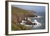 View to Old Castle Head, Pembrokeshire Coast National Park, Pembrokeshire, Wales, UK-Stuart Black-Framed Photographic Print