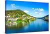 View to Old Town of Heidelberg, Germany-ilolab-Stretched Canvas