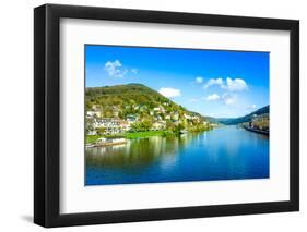 View to Old Town of Heidelberg, Germany-ilolab-Framed Photographic Print