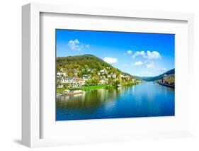 View to Old Town of Heidelberg, Germany-ilolab-Framed Photographic Print