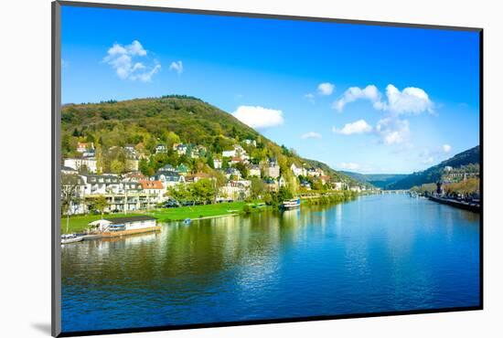 View to Old Town of Heidelberg, Germany-ilolab-Mounted Photographic Print