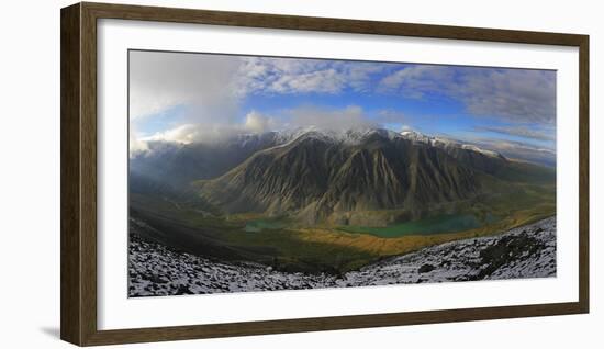 View To River Naryn-Gol Gorge At Chikhacheva Range, Mount Boguty Area, Altai Mountains-Konstantin Mikhailov-Framed Photographic Print