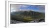 View To River Naryn-Gol Gorge At Chikhacheva Range, Mount Boguty Area, Altai Mountains-Konstantin Mikhailov-Framed Photographic Print