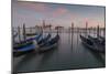 View to San Giorgio Maggiore and Gondola Service, Venice, UNESCO World Heritage Site, Veneto, Italy-Frank Fell-Mounted Photographic Print