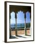 View to Sea Through Moorish Arches at Palacio De Valle, Cienfuegos, Cuba, West Indies-Lee Frost-Framed Photographic Print