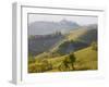 View to Serralunga D' Alba, Piedmont, Italy-Peter Adams-Framed Photographic Print