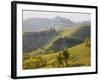 View to Serralunga D' Alba, Piedmont, Italy-Peter Adams-Framed Photographic Print