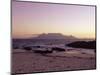 View to Table Mountain from Bloubergstrand, Cape Town, South Africa, Africa-Yadid Levy-Mounted Photographic Print