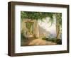 View to the Amalfi Coast-Carl Frederic Aagaard-Framed Art Print