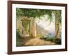 View to the Amalfi Coast-Carl Frederic Aagaard-Framed Art Print