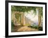 View to the Amalfi Coast-Carl Frederic Aagaard-Framed Art Print