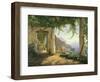 View to the Amalfi Coast-Carl Frederic Aagaard-Framed Art Print