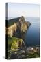 View to the Clifftop Lighthouse at Neist Point-Ruth Tomlinson-Stretched Canvas