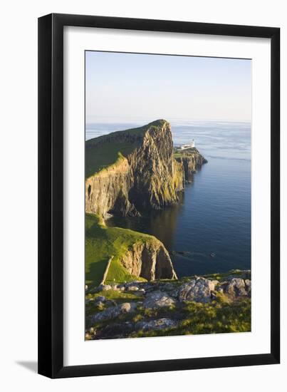 View to the Clifftop Lighthouse at Neist Point-Ruth Tomlinson-Framed Photographic Print