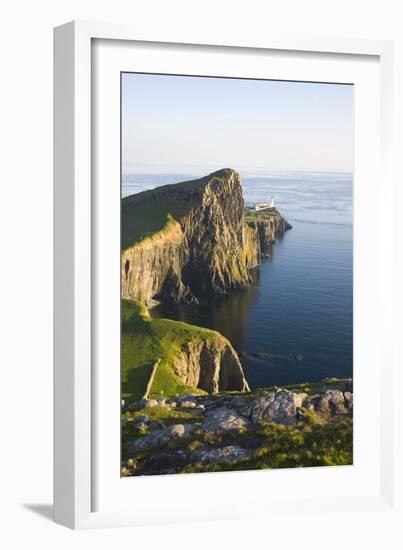 View to the Clifftop Lighthouse at Neist Point-Ruth Tomlinson-Framed Photographic Print