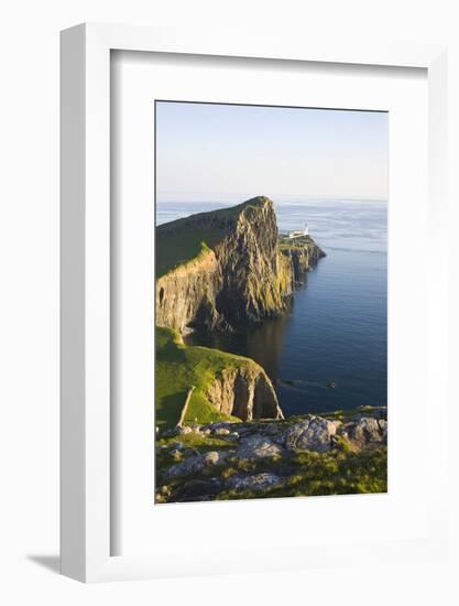 View to the Clifftop Lighthouse at Neist Point-Ruth Tomlinson-Framed Photographic Print