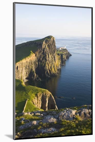 View to the Clifftop Lighthouse at Neist Point-Ruth Tomlinson-Mounted Photographic Print