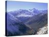 View to the Grimsel Pass from West of the Furka Pass, Valais (Wallis), Swiss Alps, Switzerland-Richard Ashworth-Stretched Canvas