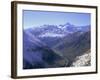 View to the Grimsel Pass from West of the Furka Pass, Valais (Wallis), Swiss Alps, Switzerland-Richard Ashworth-Framed Photographic Print