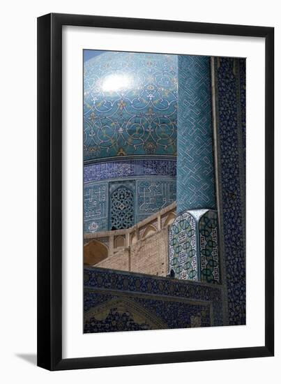 View to the Left of the Gateway of the Imam Mosque, Imam Khomeini Square-null-Framed Photographic Print