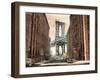 View to the Manhattan Bridge-Matthew Daniels-Framed Art Print