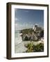 View to the North and El Castillo at the Mayan Ruins of Tulum, Quintana Roo-Richard Maschmeyer-Framed Photographic Print