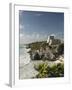 View to the North and El Castillo at the Mayan Ruins of Tulum, Quintana Roo-Richard Maschmeyer-Framed Photographic Print