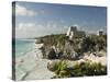 View to the North and El Castillo at the Mayan Ruins of Tulum, Quintana Roo-Richard Maschmeyer-Stretched Canvas
