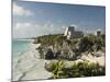 View to the North and El Castillo at the Mayan Ruins of Tulum, Quintana Roo-Richard Maschmeyer-Mounted Photographic Print