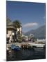 View to the North from the Old Harbour Side, Limone, Lake Garda, Italian Lakes, Lombardy, Italy-James Emmerson-Mounted Photographic Print