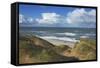 View to the North Sea from the Dunes at the 'Rotes Kliff' Near Kampen on the Island of Sylt-Uwe Steffens-Framed Stretched Canvas