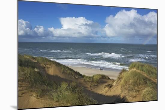 View to the North Sea from the Dunes at the 'Rotes Kliff' Near Kampen on the Island of Sylt-Uwe Steffens-Mounted Photographic Print