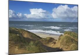 View to the North Sea from the Dunes at the 'Rotes Kliff' Near Kampen on the Island of Sylt-Uwe Steffens-Mounted Photographic Print