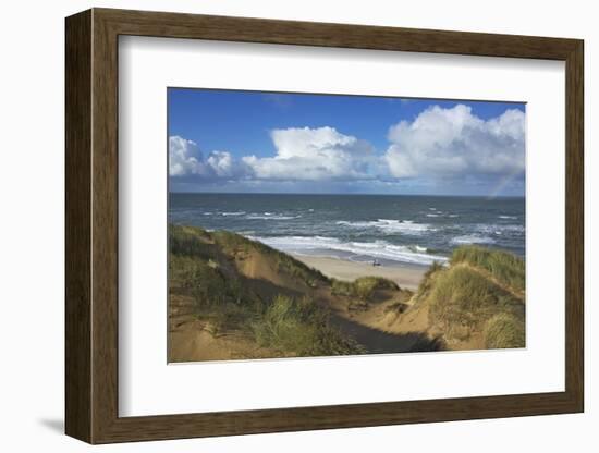View to the North Sea from the Dunes at the 'Rotes Kliff' Near Kampen on the Island of Sylt-Uwe Steffens-Framed Photographic Print
