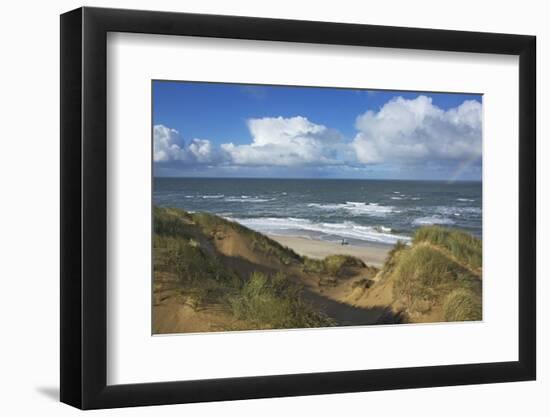 View to the North Sea from the Dunes at the 'Rotes Kliff' Near Kampen on the Island of Sylt-Uwe Steffens-Framed Photographic Print